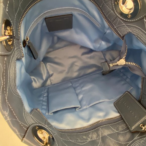 Coach 'Alex' Stitched Patent Tote - Picture 7 of 7